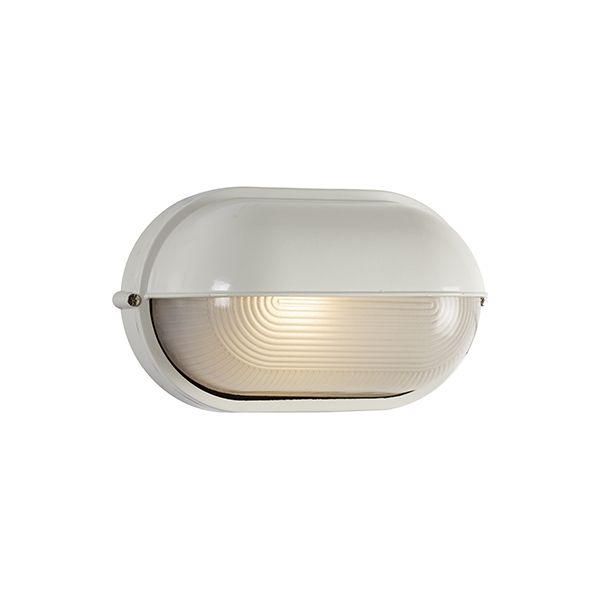 Eurolux - Oval Large Eyelid Bulkhead White 100w