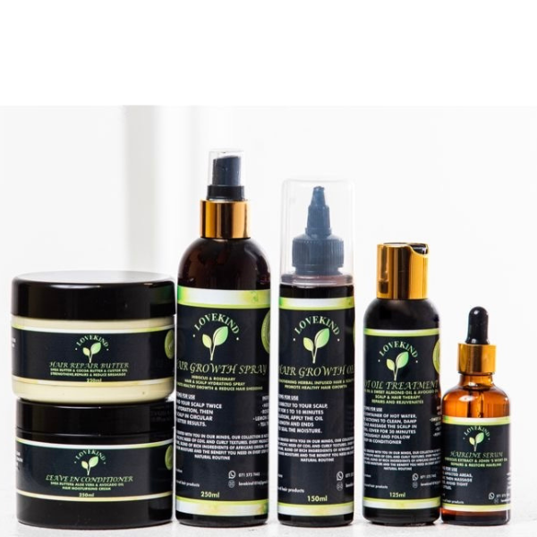 Lovekind Growth, Restoration and Moisturising Set