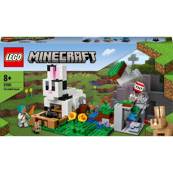 LEGO Minecraft The Rabbit Ranch 21181 Building Kit (340 Pieces)