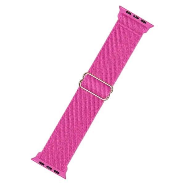 Vibrant Adjustable Braided Nylon Watch Strap - Pink - 38/40/41mm