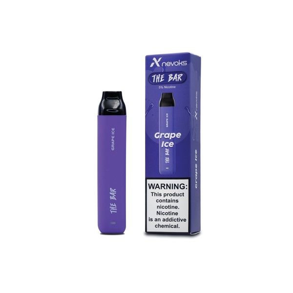 Nevoks Bar Disposable Vape 50mg - Grape Ice - Single