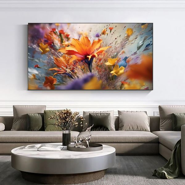 Canvas Wall Art - Wildflower Symphony - 0329