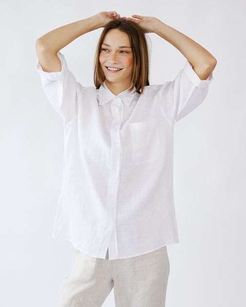 Oversized Linen Shirt