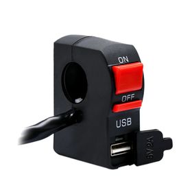 Universal Motorcycle ON/OFF Switch with USB | Shop Today. Get it ...