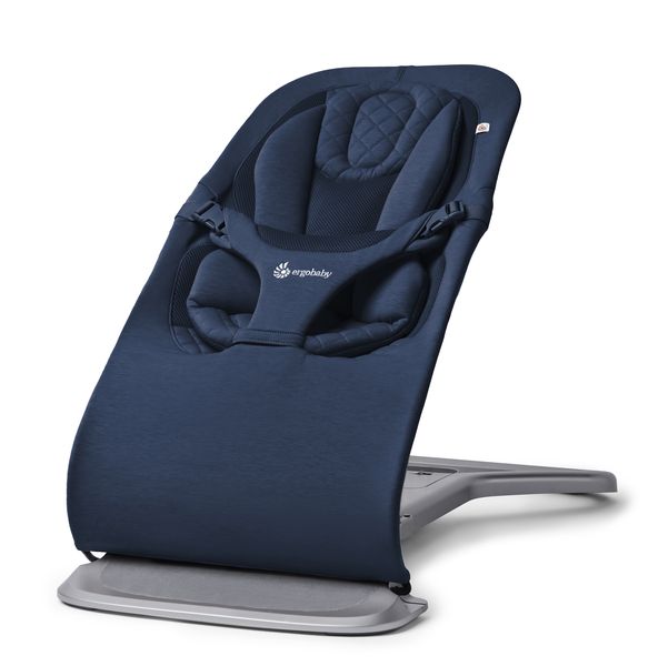 Ergobaby Evolve 3-in-1 Bouncer Chair - Midnight Blue
