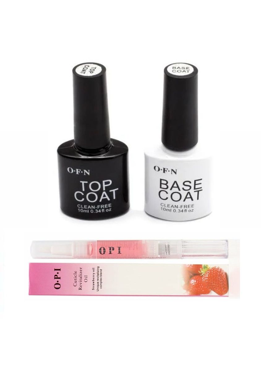 UV Gel Nail Base & Top Coat with cuticle oil Shop Today. Get it