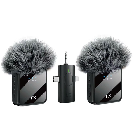 2-in-1 Dual Wireless Lavalier Microphone Image
