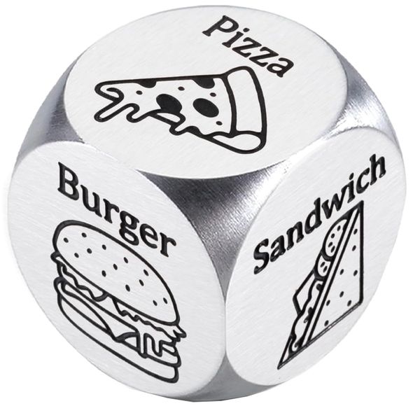 Steel Food Decision Dice Funny Game Gifts For Him Her Couple Men Women