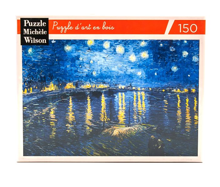 Starry Night over Rhone - 150 Piece Shaped Wooden Adult Jigsaw Puzzle