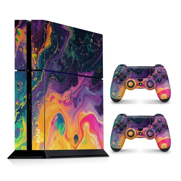 Decal Skin Compatible with PS4 - Acrylic Splash (Decal Only)