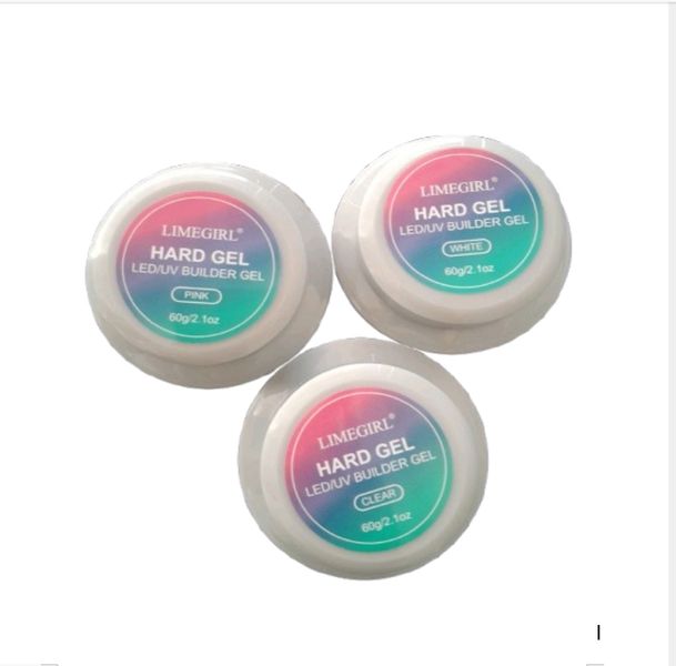 UV Builder Gel Combo - Pink, Clear &amp; White (3 x 60g)