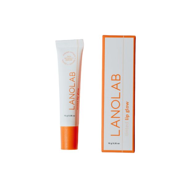 Lanolab Naturally Derived Sheer Tinted Lip Glow - 10g Tube