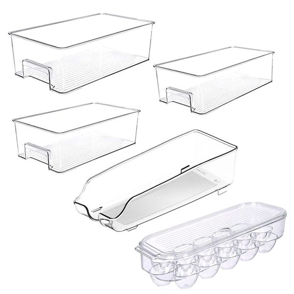 Shelves and Racks - 5-Pieces Fridge Organisers