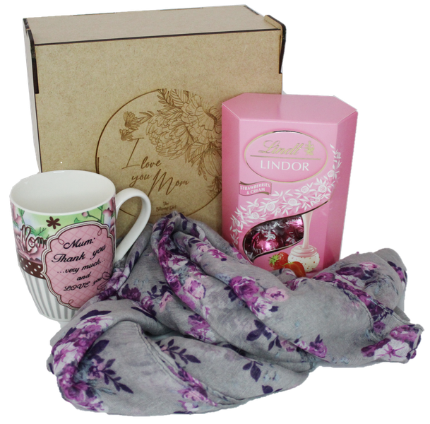 I love you Mom Wooden Gift Box