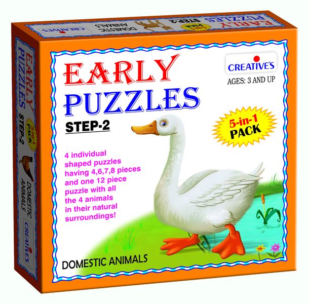 Creatives Early Puzzle Step II - Domestic Animals