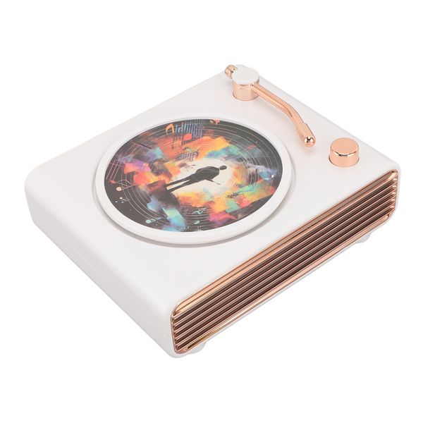 Record Player BT Speaker, HIFI, White