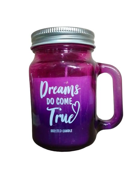 Wonder Towel Luxury Scented Slogan Candles and Lid Dreams