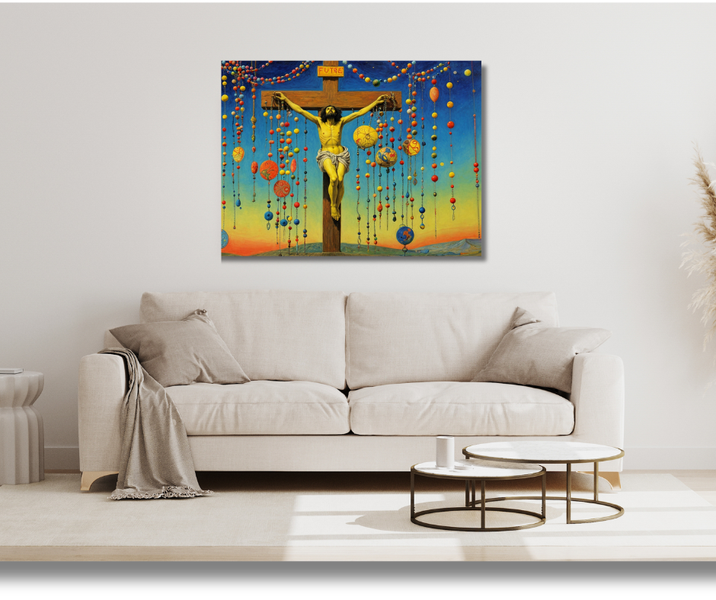 Canvas Wall Art Home Decor- He Who Died For Our Sin