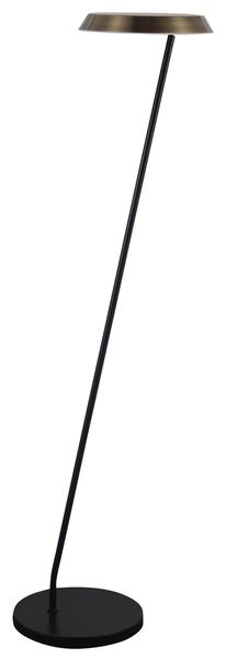 Bright Star Lighting SL441 Antique Brass &amp; Matt Black LED Standing Lamp