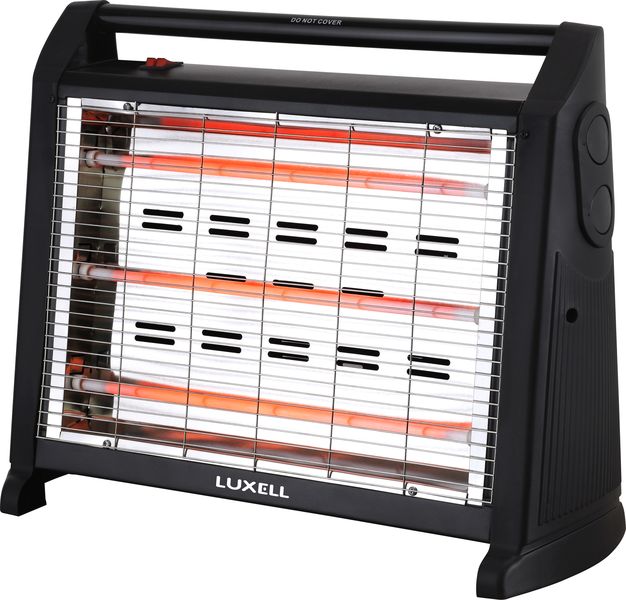 LUXELL - 3 Bar Heater with Rollover Protection Switch - 1500W - LX-2830