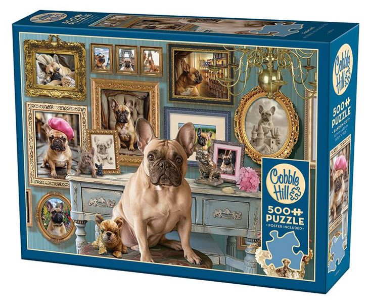 Cobble Hill - Frenchie 500 Piece Puzzle