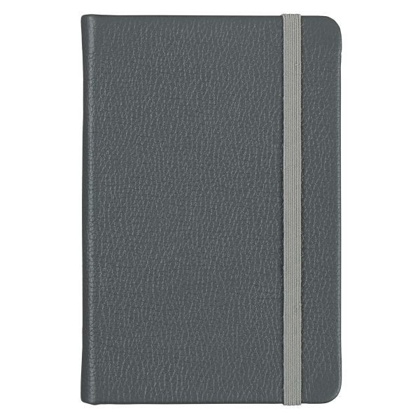 Leatherpress Pocket Twilight Grey Genuine African Leather Notebook