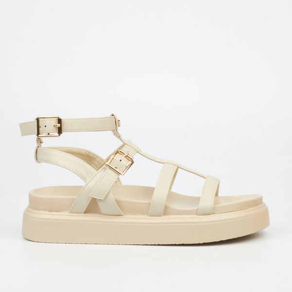 ROCK &amp; CO Absolut 1 Bone Women Faux Leather Sandal