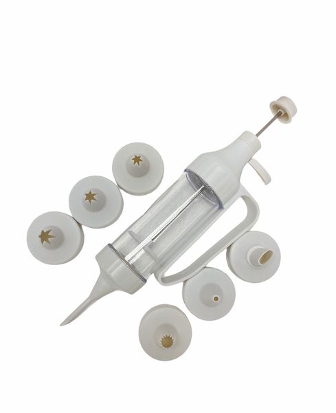 Cake Decorating - One-handed Cream Syringe Set 8pcs