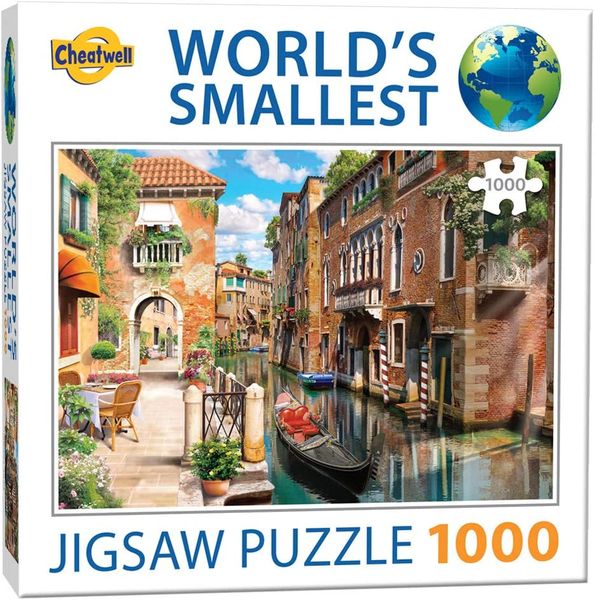 World's Smallest 1000 Piece Puzzle-Venice Canals