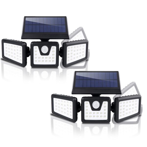 2Pack Solar Light Outdoor Security Lights Motion Sensor