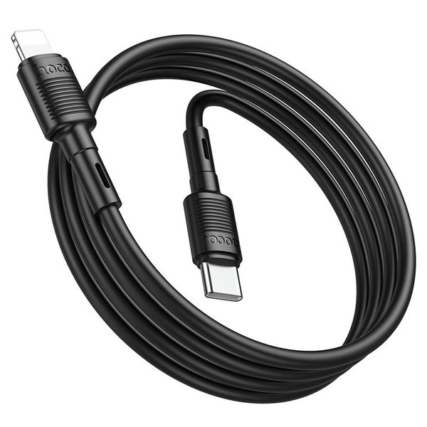 X83 1M Type C To iPh Fast Charging Data Cable - Black