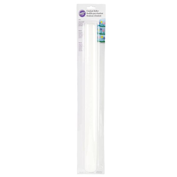 Wilton 20"x1.5" Wide Glide Dough Fondant Rolling Pin Cake - For Decorating