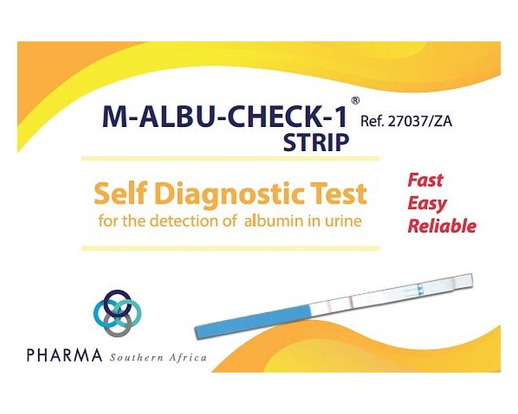 M-ALBU-CHECK-1 - Self Diagnostic Test - PHARMA Southern Africa