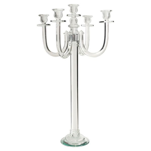 70cm Crystal 5-Arm Candle Holder -NX035U1