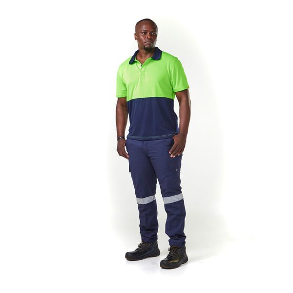Dromex 100% Polyester Two Tone Quick Dry Golf Shirt