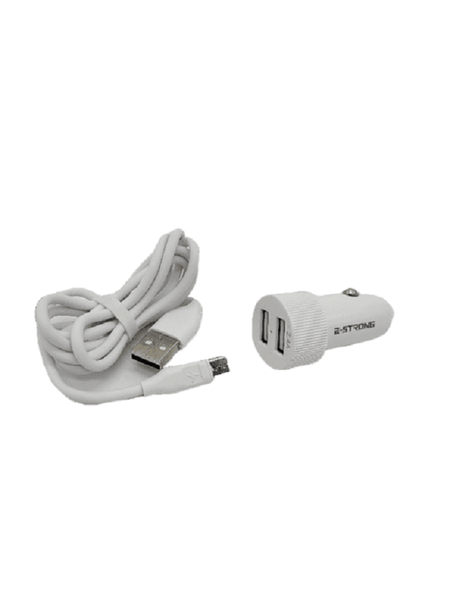E-Strong ES-22S Dual USB 12W 2.4A Car Charger with Micro USB Cable