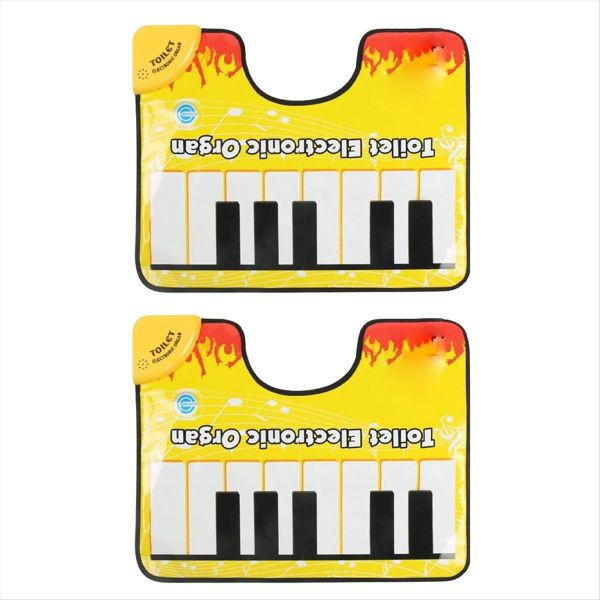 Artistic Piano Sound Bathroom Carpet
