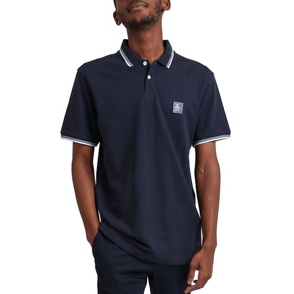 Original Penguin-Tipped Polo -Dark Saphire