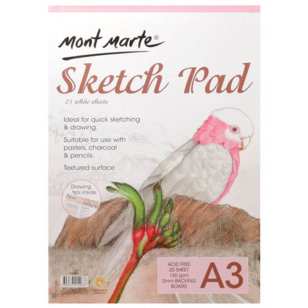 Mont Marte Signature Sketch Pad 150gsm 25 Sheet A3 297 x 420mm