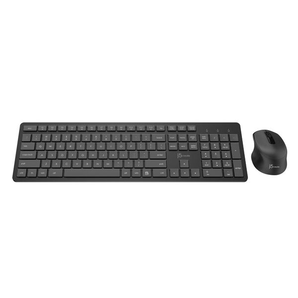 J5Create JIKMW115 Full-Size Wireless Keyboard and Mouse