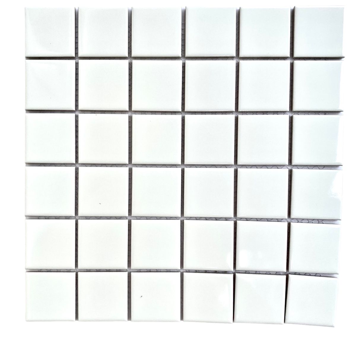 Decor Tiles Glazed Mosaic Shiny White Shop Today. Get it Tomorrow