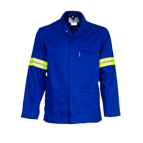 The Continental High Visibility Overall Jacket - Royal Blue