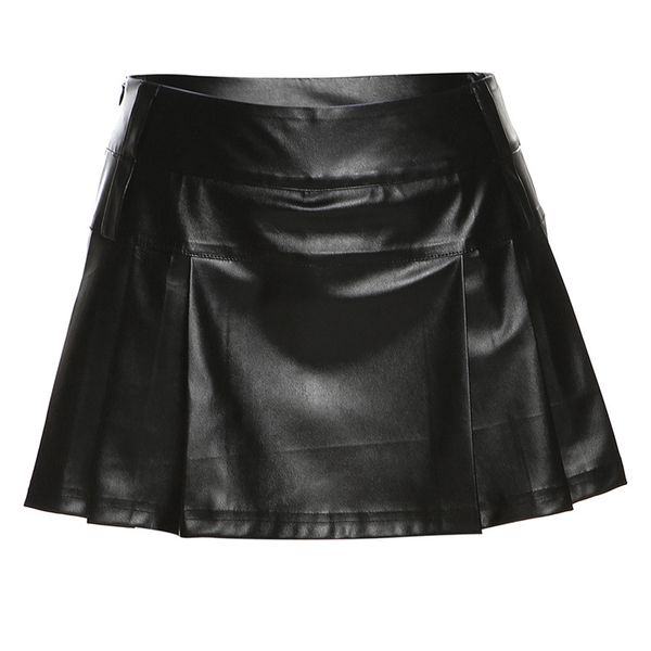 Tailored Street Fashion High Waisted Pleated Skirt