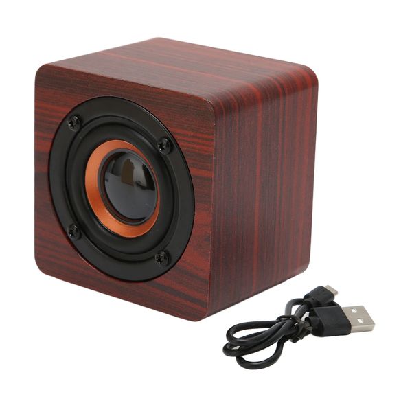 Bluetooth Speaker Multifunctional Wireless for Home Travel Redwood Grain