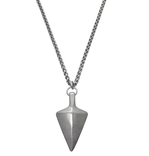 Art Jewellers - Stainless Steel Rounded Arrow With Fancy Link Chain