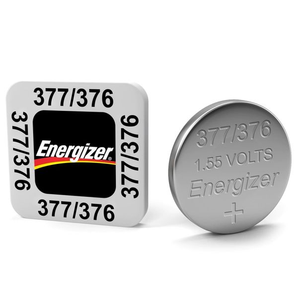 Energizer 377/376 Silver Oxide Watch Battery Box 10