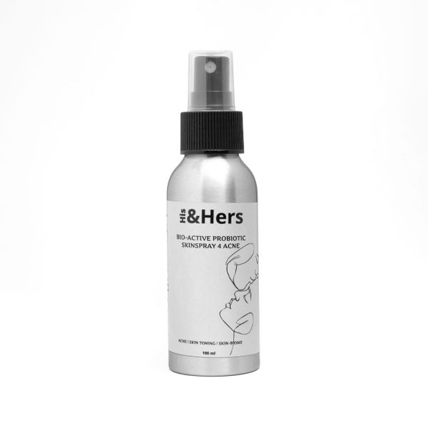His &amp; Hers Bio-Active Skin Spay for Acne 100ml