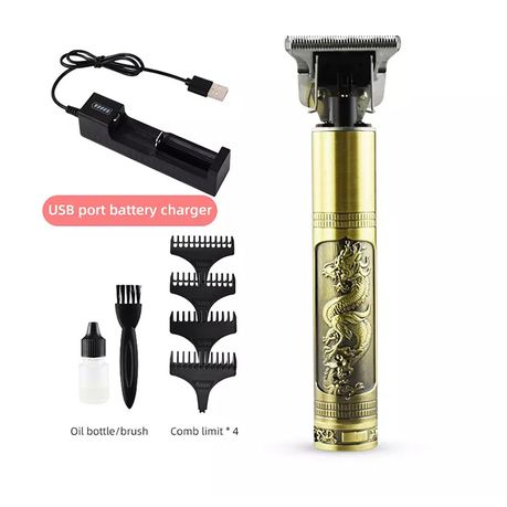 USB Rechargeable Hair Clippers Electric Dragon Hair Trimmer | Buy Online in  South Africa 