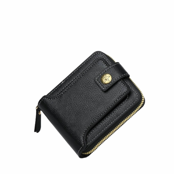 Men's Fashion Decor Zipper Around Wallet