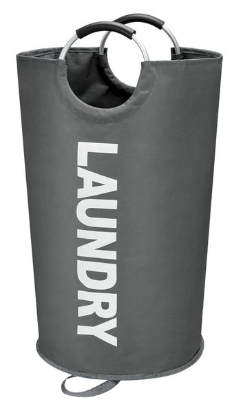 125Ltr XL Laundry Basket-Dk Grey